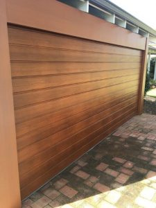 DecoWood® ironbark garage doors