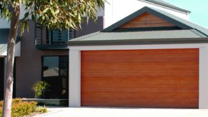 DecoWood® timber panel garage door